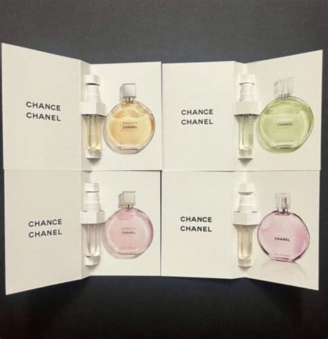 chance chanel sample perfume pack.